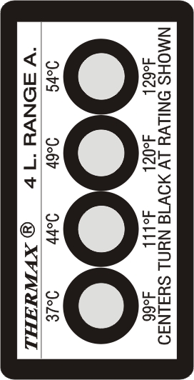 Thermax 4 Level temperature indicator