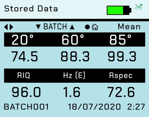 atji7vi4 | Great Lakes Gages Rhopoint IQ Stored Data 1